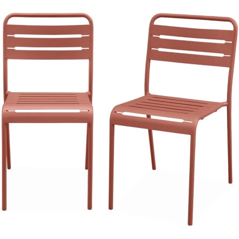 sweeek - Stalen tuinstoel (set van 2)