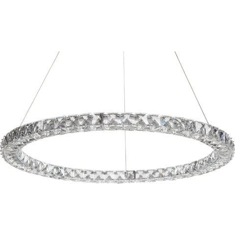 Beliani - MAGAT - Hanglamp - Zilver - Staal