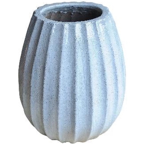 PTMD Lionne Bloempot - H70 x Ø60 cm - Keramiek - Wit
