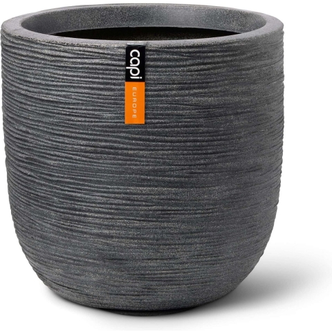 Capi 100% Waste Bloempot Ø 43 cm - Terrazzo grijs