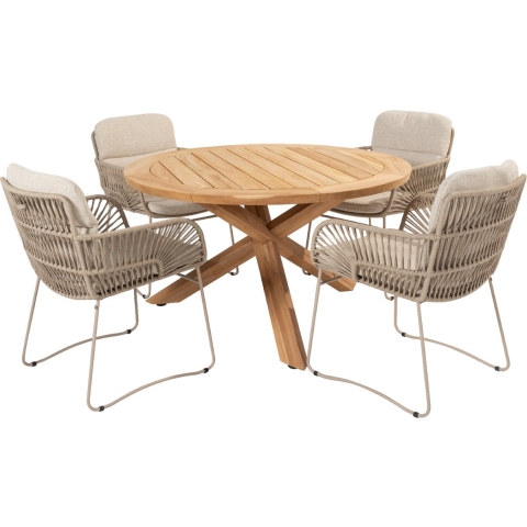 4 Seasons Murcia|Prado ronde tuinset - Ø130 cm.