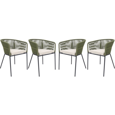sweeek - Tuinstoelen, set van 4