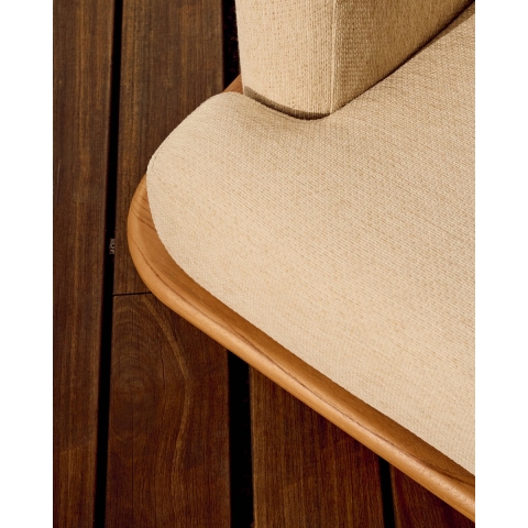 Kave Home - Fauteuil Turqueta van FSC 100% massief teakhout