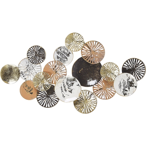 Beliani - OSMIUM - Wanddecoratie - Goud - Metaal