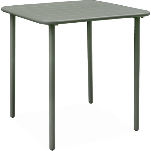 sweeek - 2-zits metalen tuintafel