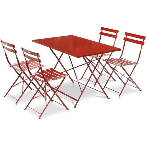 sweeek - Bistroset 4 stoelen