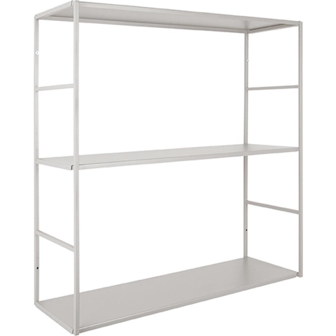 present time - Wandrek Level - Metaal Mat Warm Grijs - 60x16x45cm