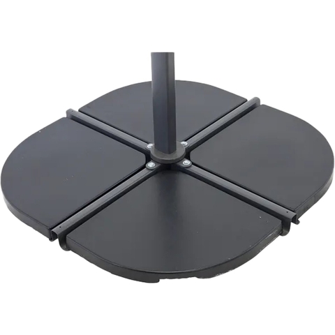 Nest outdoor Jeppe parasolvoet zwart - 47 x 47 cm