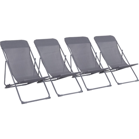 sweeek - Vouwbare tuinstoel (Set van 4)