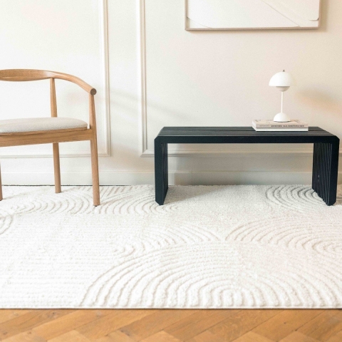 Interieur05 Vloerkleed Oskar creme|wit - 240 x 340 cm - (XL)