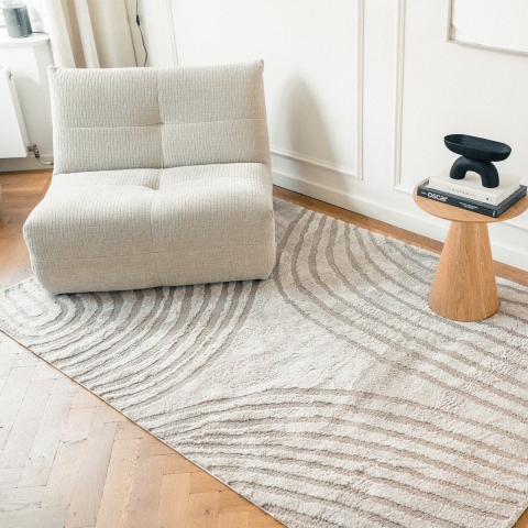 Interieur05 Vloerkleed Vidar zand - 160 x 235 cm - (M)