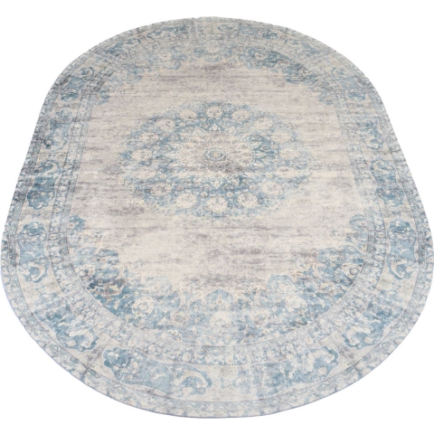 Veer Carpets - Vloerkleed Viola Blue - Ovaal 160 x 230 cm