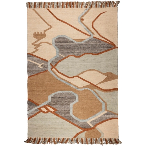 Zuiver Saigon Vloerkleed 160x230 - Oranje