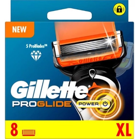 Gillette Gillette Fusion5 ProGlide Power scheermesjes - 8 stuks.
