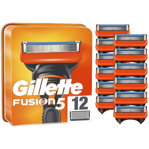Gillette Gillette Fusion5 Manual Voordeelverpakking - 12 scheermesjes