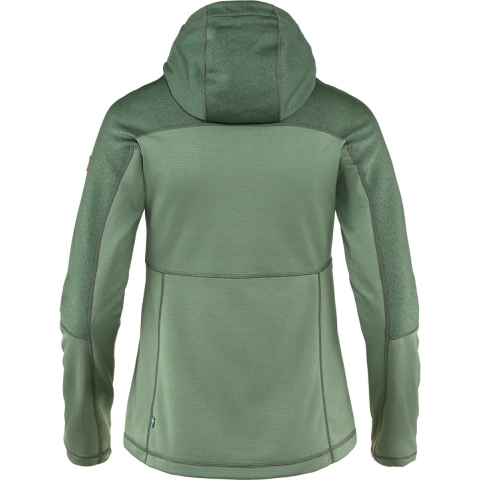 Fjällräven Damesvest Abisko Trail Fleece W, groen, Maat: L