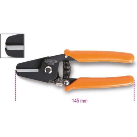 Beta Kniptang voor nylon bindstrips 1743T - 017430100