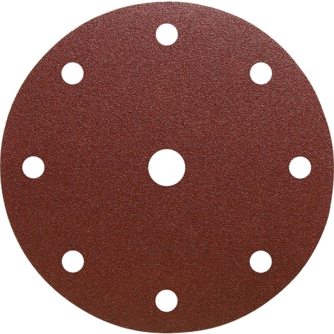 Klingspor Schuurpad met klitbevestiging | GLS 1 150 mm korreling 100 | voor hout / metaal korund | Gatenaantal 8+1 | 50 stuks - 6525 6525