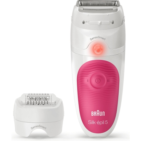 Braun Braun Silk-epil S5 SES 5-600 Epilator White/Pink