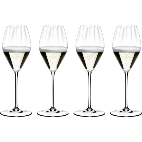 Riedel Wijnglazenset - Champagneglazen - Performance - 380 ml - 4 Stuks