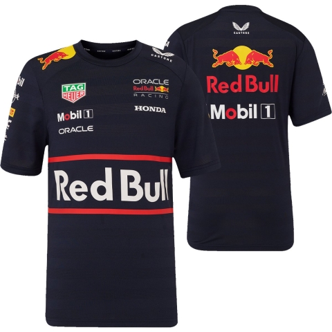 Red Bull Racing T-shirt - 128-134 - Kids - Team T-Shirt 2025 - Max Verstappen