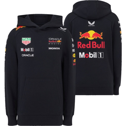 Red Bull Racing Truien - 128-134 - Kids - Team Hoodie 2025 - Max Verstappen