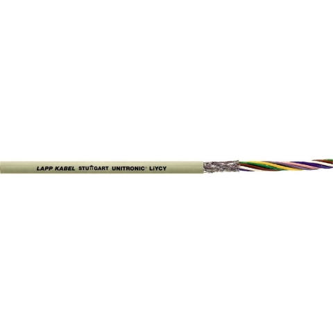 LAPP 34406/100 Datakabel UNITRONIC LIYCY 6 x 0.25 mm² Grijs 100 m