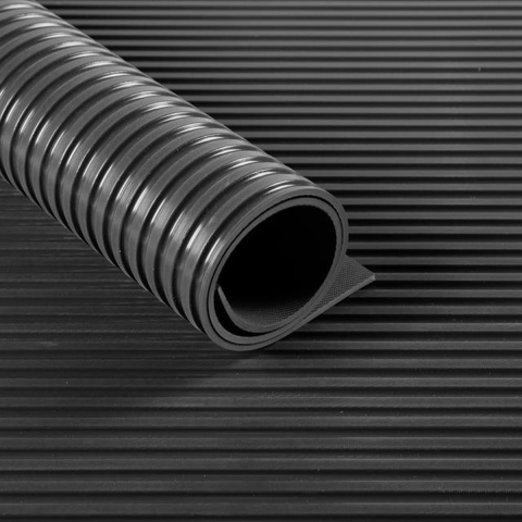 COBA Europe RR010040C Rubberen loper (l x b x h) 1 m x 1.2 m x 6 mm (Stukgoed) Zwart