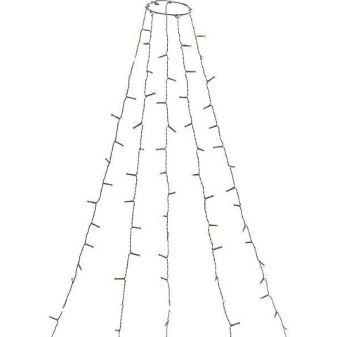 Konstsmide 6482-820 LED-boommantel Binnen Energielabel: F (A - G) werkt op stekkernetvoeding Aantal lampen 240 LED Barnsteen Verlichte lengte: 3 m Timer