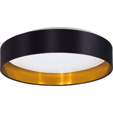 EGLO Maserlo 2 Plafondlamp - LED - Ø 38 cm - Wit|Zwart|Goud