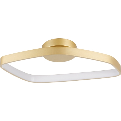 EGLO Vallerosa Plafondlamp - LED - 58 cm - Goud|Wit - Dimbaar - Staal