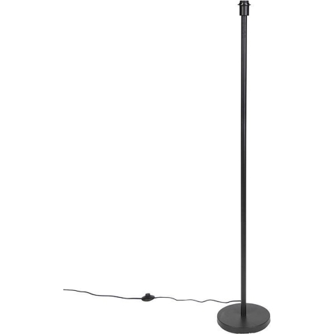 QAZQA Moderne vloerlamp zwart zonder kap 149 cm - Simplo