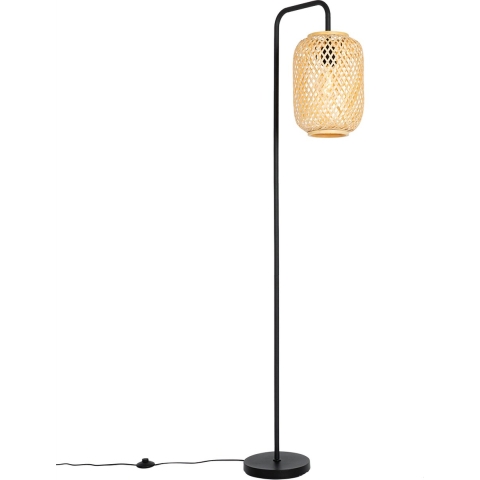 QAZQA Oosterse vloerlamp bamboe - Yvonne