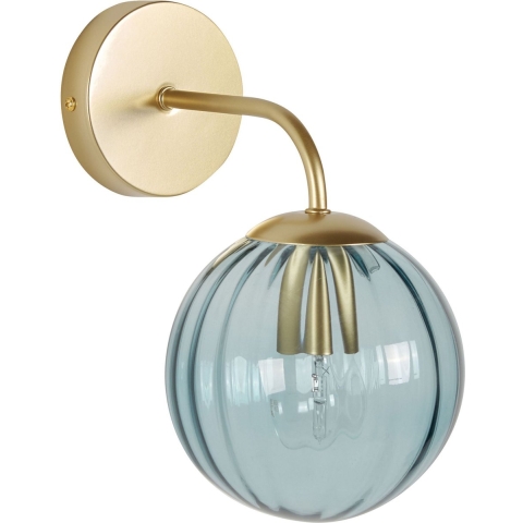 Beliani - BOOMI - Wandlamp - Blauw - Metaal