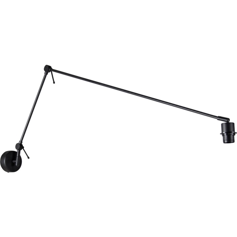 QAZQA Moderne wandlamp zwart verstelbaar - Blitz