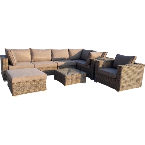 House Nordic - Tuin Lounge Set Calvi Kubu Grijs