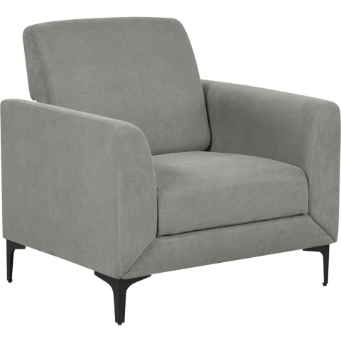Beliani - FENES - Fauteuil - Grijs - Stof