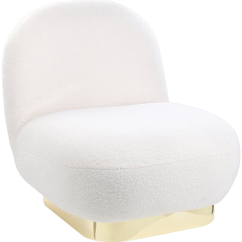Beliani - LOVIISA - Fauteuil - Wit - Polyester