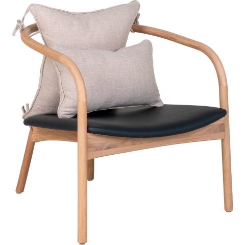 House Nordic - Fauteuil Alberca Eiken|PU-Leer