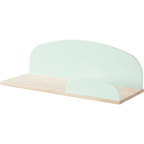 LUCEVI - Kiddy Wandplank 65cm - Hout - Groen - 65x25x21.5 cm