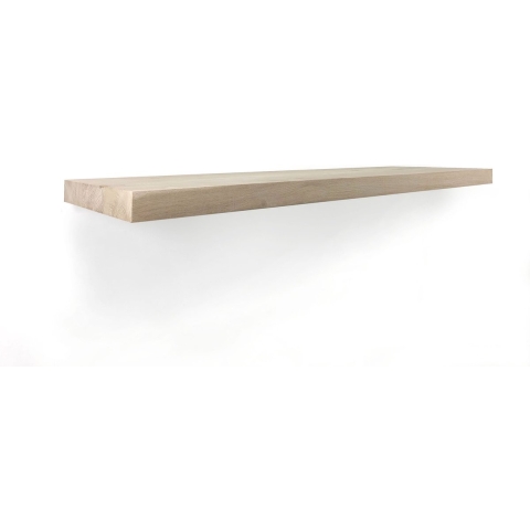 Woodbrothers Zwevende wandplank eiken recht 120x25cm