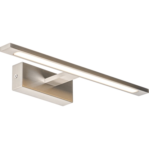 QAZQA Wandlamp staal 41,5 cm incl. LED IP44 - Jerre