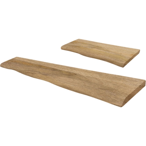 Home67 - Wandplank Pure Mangohout - Set van 2 Groot