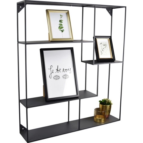LOFT42 Wally Wandrek Rechthoek - Metaal - Mat Zwart - 80x70x15