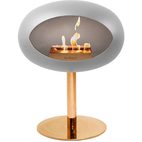 Le Feu Steel Low 50 cm Grijs|Goud|Goud