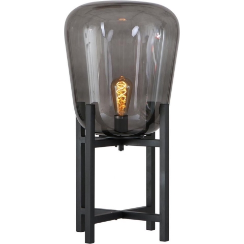 Tafellamp zwart Benn 38cm