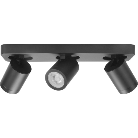 Highlight Spot Oliver Mat Zwart 3 lichts IP44