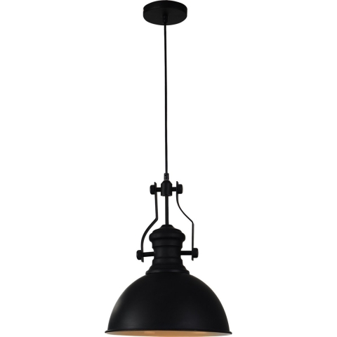 QUVIO Hanglamp rond zwart - QUV5077L-BLACK