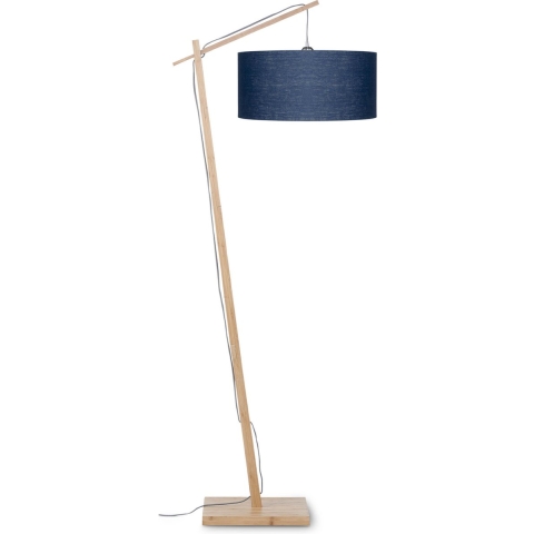 GOOD&MOJO Vloerlamp Andes - Bamboe|Blauw - 72x47x176cm