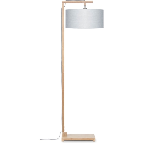 GOOD&MOJO Vloerlamp Himalaya - Bamboe|Lichtgrijs - Ø47cm